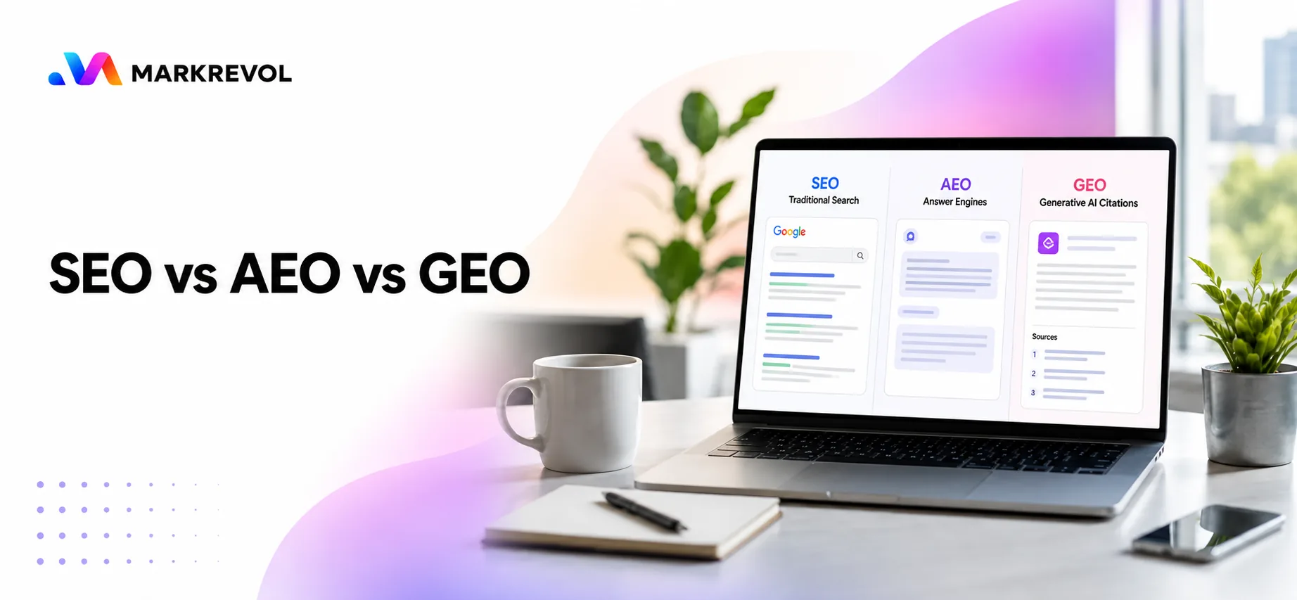 SEO vs AEO vs GEO
